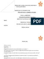 Trabajo DIAGRAMA DE SISTEMAS DE LA RELACION DEL INDIVIDUO CON EL ENTORNO