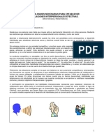 Habilidades Necesarias para Establecer Relaciones Interpersonales Efectivas.