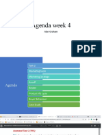 Agenda Week 4 Marketing Tools