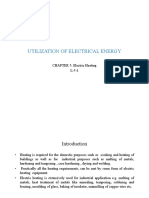 Utilization of Electrical Energy: CHAPTER 5: Electric Heating L-5-1