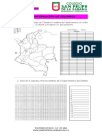 Actividad Conformación de Colombia