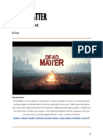 Dead Matter Masterlist