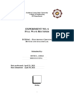 Full Wave Rectifier Lab Experiment