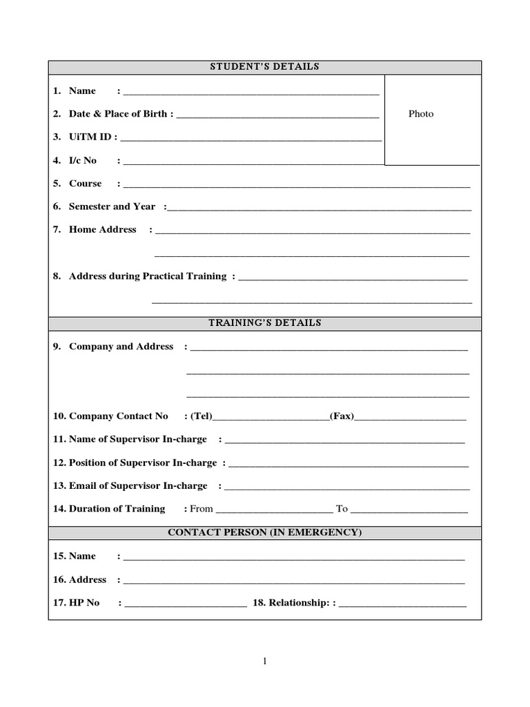 UiTM Industrial Training Logbook Guide | PDF | Books | Evaluation