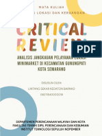 Critical Review Analisis JAngkauan Supermarket