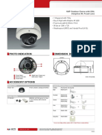 Photo Indication Dimension Diagram: 1MP Outdoor Dome With D/N, Adaptive IR, Fixed Lens