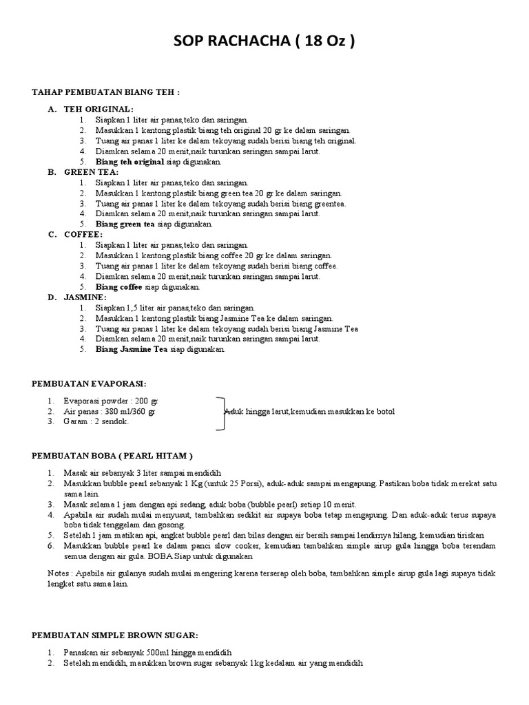 Sop Rachacha 18 Oz | PDF