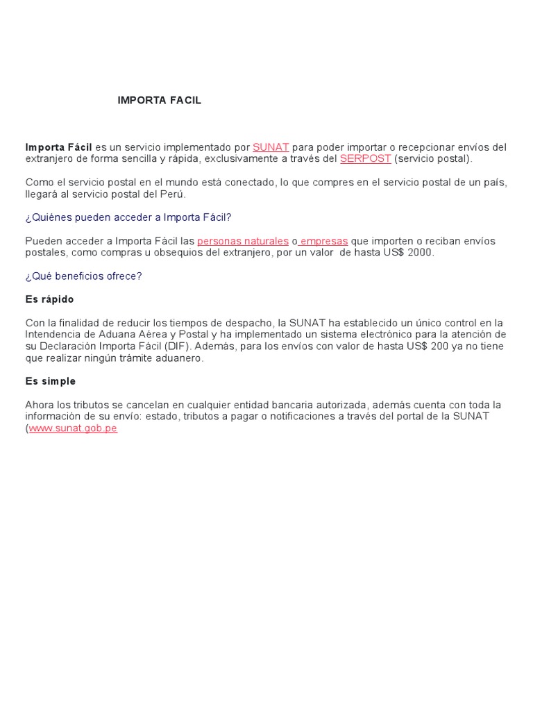 Importa Facil Pdf