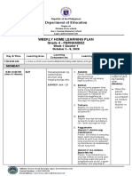 Department of Education: Weekly Home Learning Plan Grade 4 - Fernandez