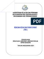 RKS Rehab Gedung Lab. Skipm Kendari 2021 Review 1