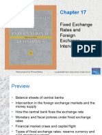 Fixed Exchange Rates and Foreign Exchange Intervention: Slides Prepared by Thomas Bishop