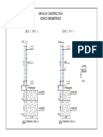 Detalle Constructivo de Acero - Cerco Perimétrico