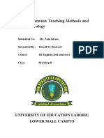 Assignment of Difference Between Teaching Methods and Strategy