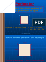 Perimeter: Perimeter Is The Sum of Length of All Sides of A Given Object or Figure