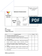 DAFTAR TILIK MENGUKUR Tekanan Darah