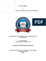 ECE NITPY B.tech ECE Curriculum and Syllabus 2019 Final