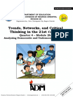 Trends, Networks, and Critical Thinking in The 21st: Century