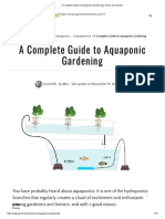A Complete Guide To Aquaponic Gardening - Green and Vibrant