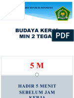 Budaya Kerja MIN 2 Tegal