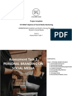 Project Template 10118NAT Diploma of Social Media Marketing