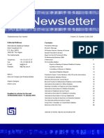 ISI Newsletter Highlights Statistical Events and People