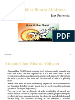 Atmanirbhar Bharat Abhiyaan: Jain University