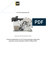 CAT C2.2 Generator Set.: Image May Not Reflect Actual Generator Set Offered