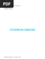 Complexos Regionais-trabalho