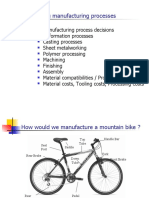 Selecting Manufacturing Process
