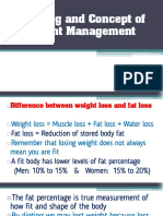 Meanid Concept of Weight NG Angement