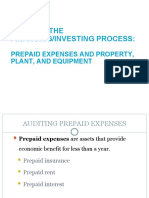 LECTURE 9 - Chapter 14 Audit Prepaid Expense PPE