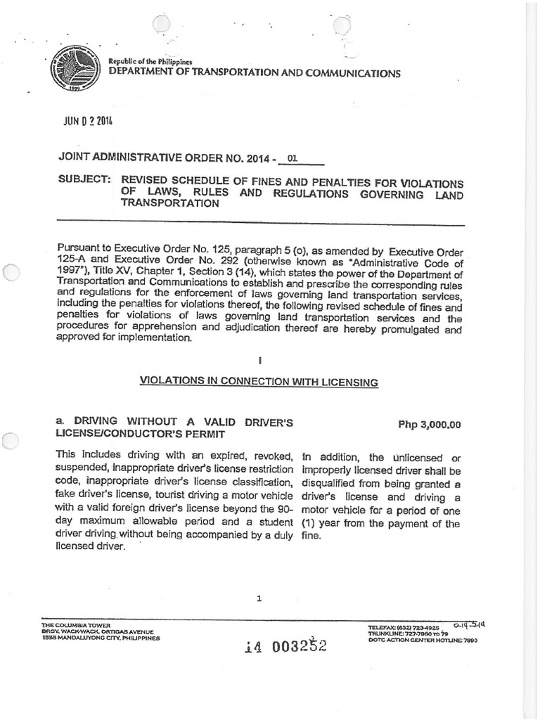 jao-2014-01-schedule-of-fines-traffic-violations-pdf