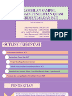 Pengambilan Sampel pada Desain Penelitian Quasi dan RCT