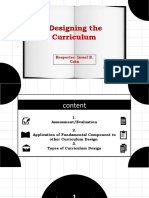 Designing The Curriculum 2.1