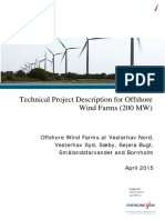 Technical Project Description For Offshore Wind Farms (200 MW)