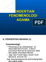 2. PENGERTIAN FENOMENOLOGI AGAMA