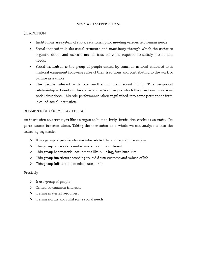 Lecture 2 | PDF | Institution | Family