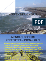 Keefektifan Organisasi dan Pendekatan Pengukurannya