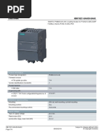 Data Sheet 6BK1621-0AA00-0AA0: General Information