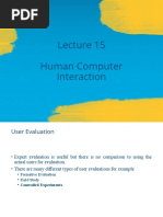 Human Computer Interaction