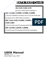 USER Manual: ARC-1110/1120/1130/1160/1170 ARC-1110ML/1120ML/1130ML/1160ML