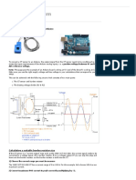 Measuring AC Current with CT Sensors