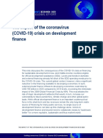 The Impact of COVID-19 on Development Finance