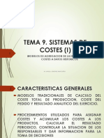 TEMA 9. SISTEMAS DE COSTES (II)