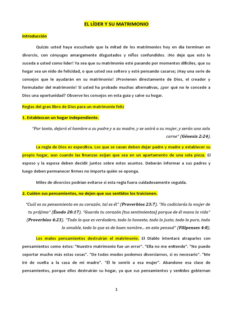 Claves para un Matrimonio Cristiano Exitoso | PDF | Amor | Cristo (título)