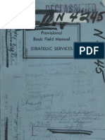 Provisional Basic Field Manual Strategic Services: Prepared Under Direction of The Director of Strategic Services