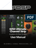 User Manual: 6050 Ultimate Channel Strip