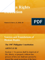 Human Rights Education: Manolo M. Siervo, JR., REB, JD