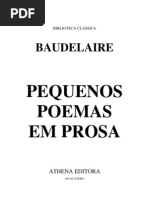 Baudelaire - Pequenos Poemas em Prosa