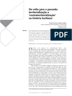 De Volta para o Passado Territorialização e 'Contraterritorialização' Na História Karitiana